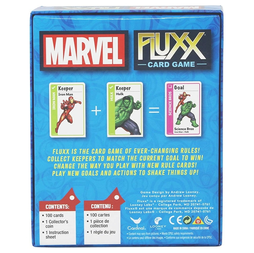 NIB Marvel Fluxx Card Game With Collectors Coin!! - Picture 3 of 9